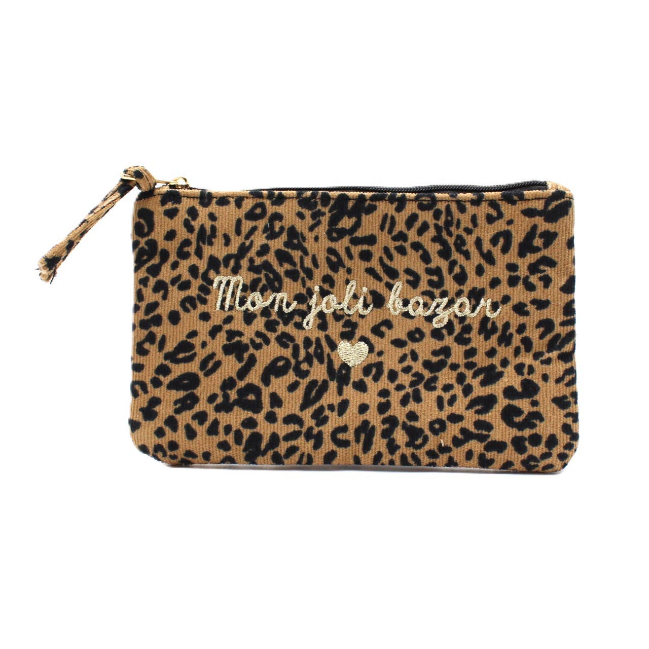 Pochette léopard message - Mon joli bazar