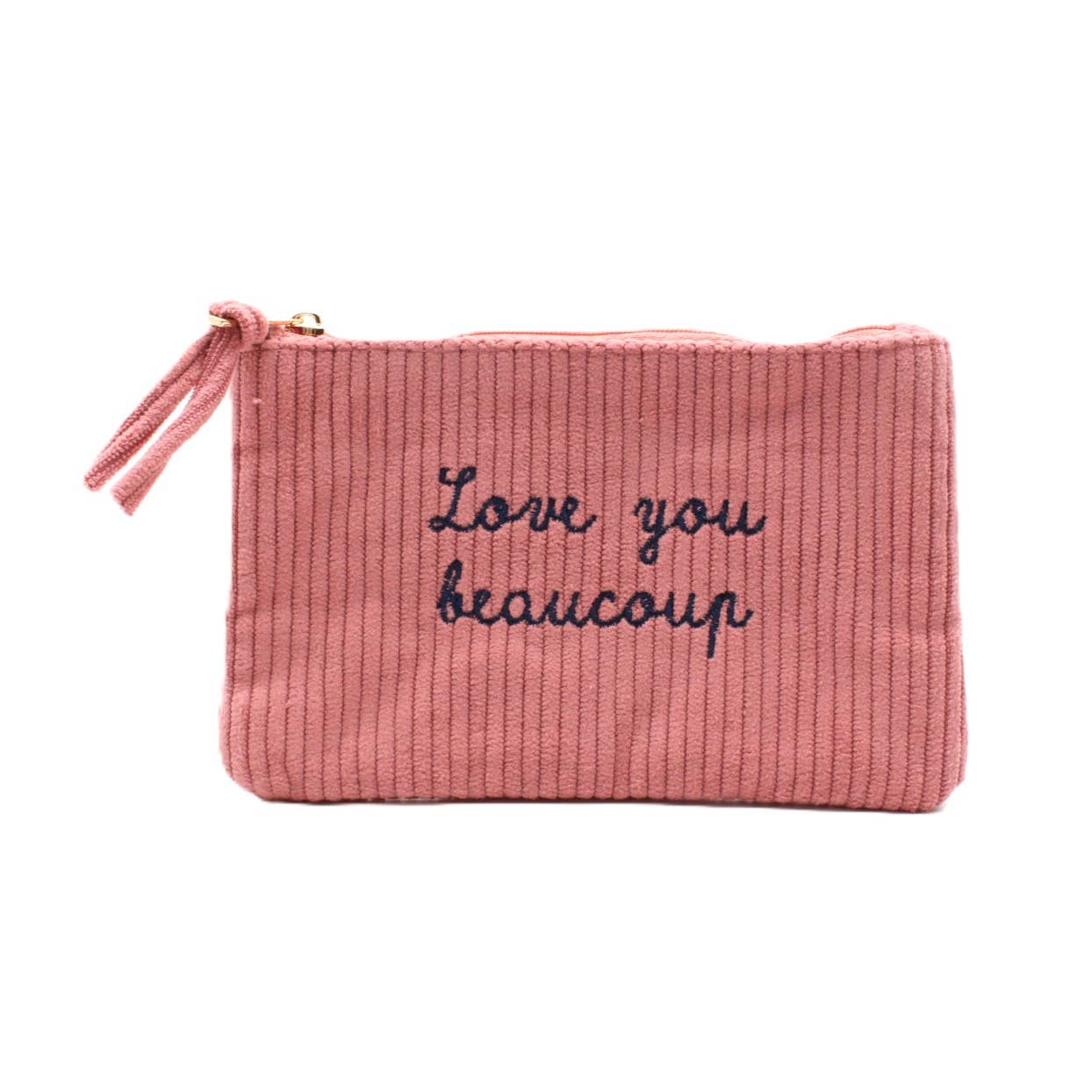 Pochette côtelée message - Love you
