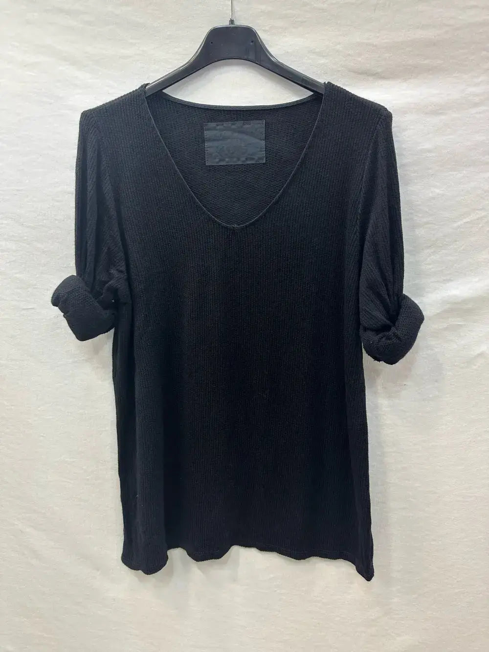 Haut Côtelée À Patchwork @92685_HMade