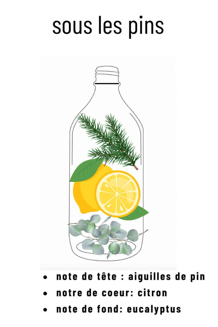 Recharge parfum sous les pins
