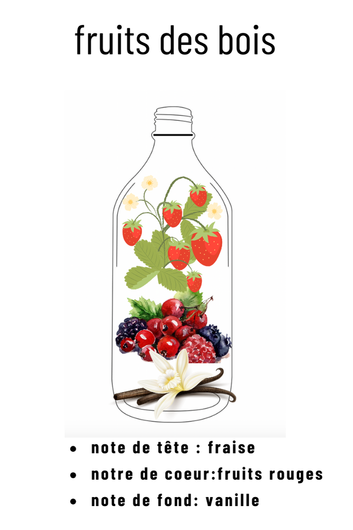 Recharge parfum fruits des bois