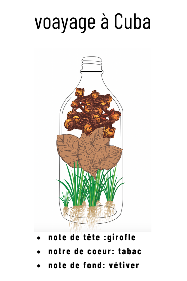 Recharge parfum voyage à Cuba