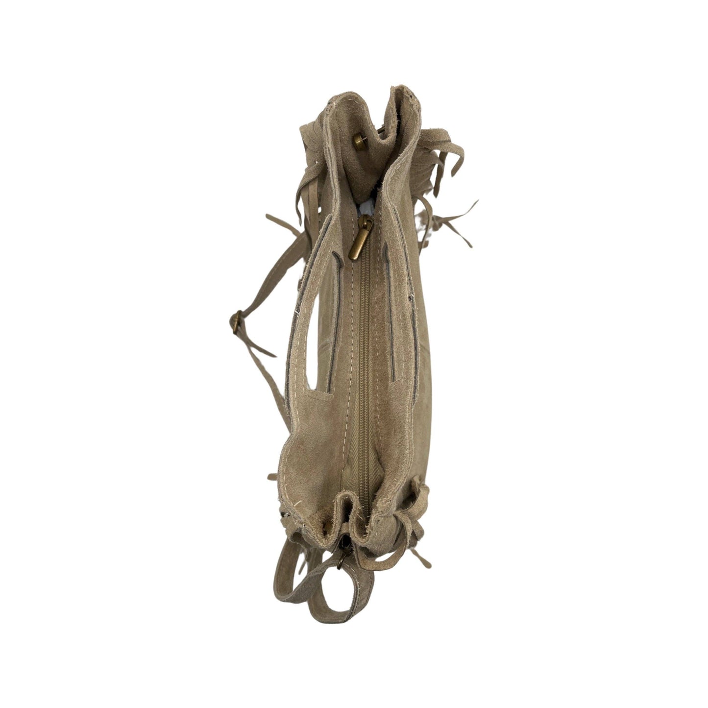 SAC A MAIN CUIR DAIM MARION TAUPE