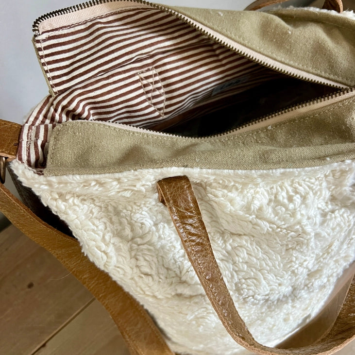 Sac peluche et coton
