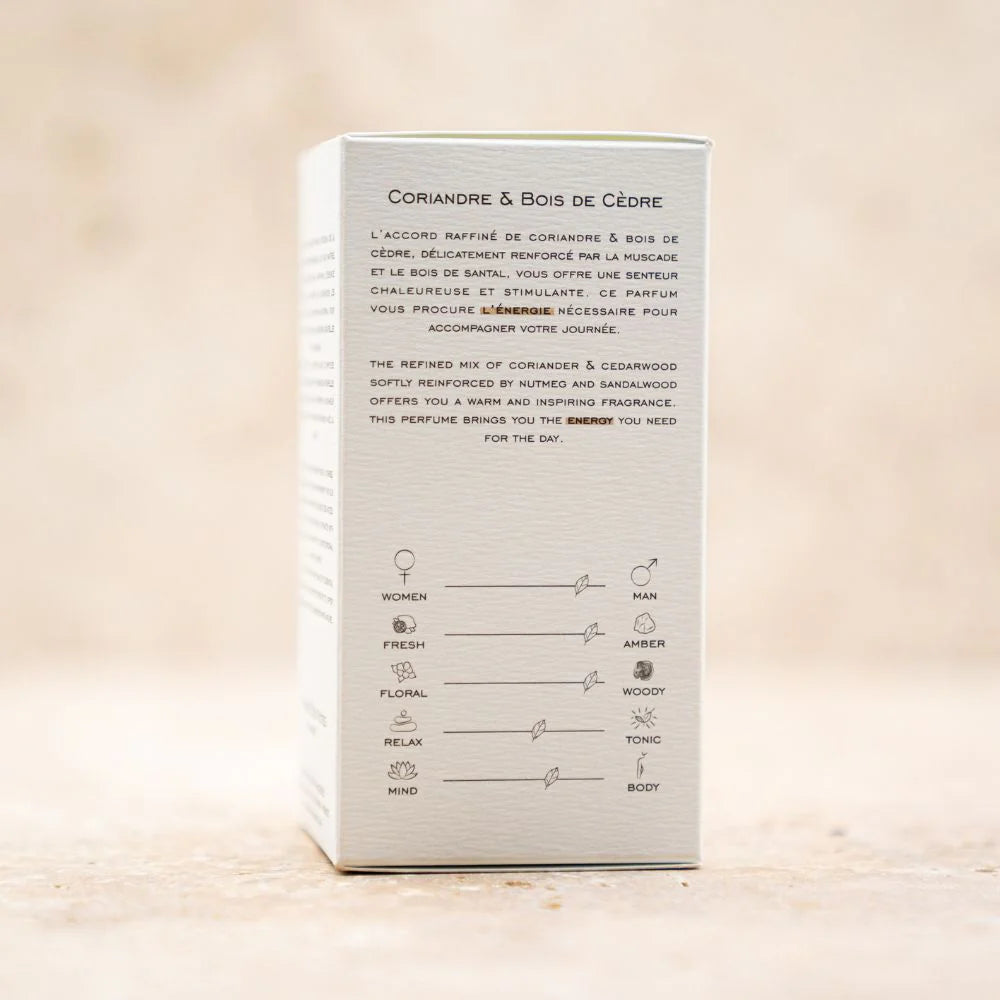 Parfum Coriandre & Bois de Cèdre (30 ml)