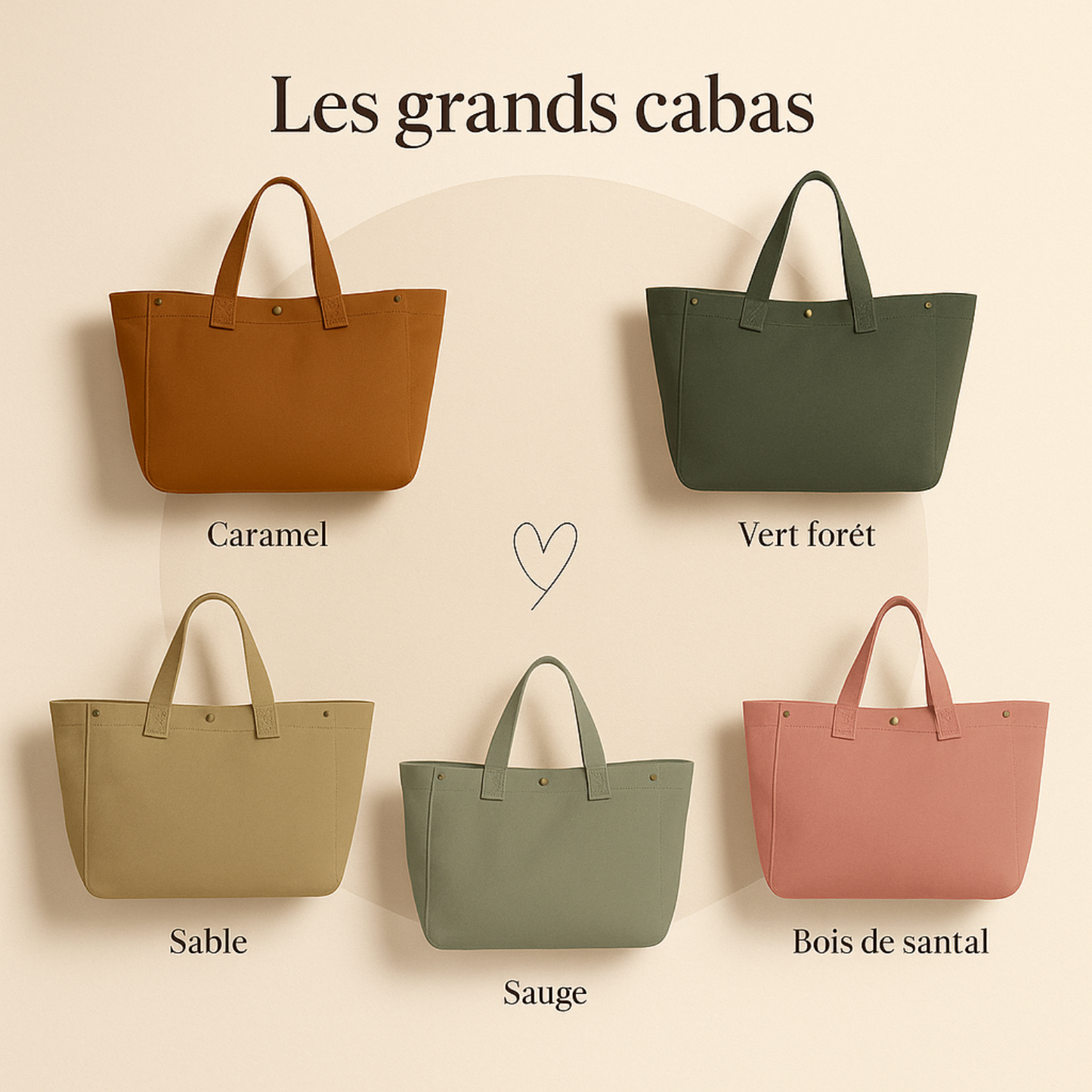 Grand cabas "Rock & Love" et son imprimé léopard - 3 coloris