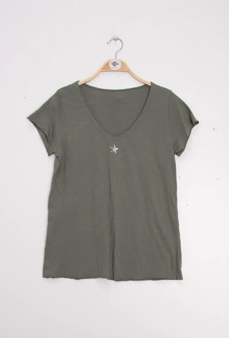 T-shirt avec étoile @2993_pe