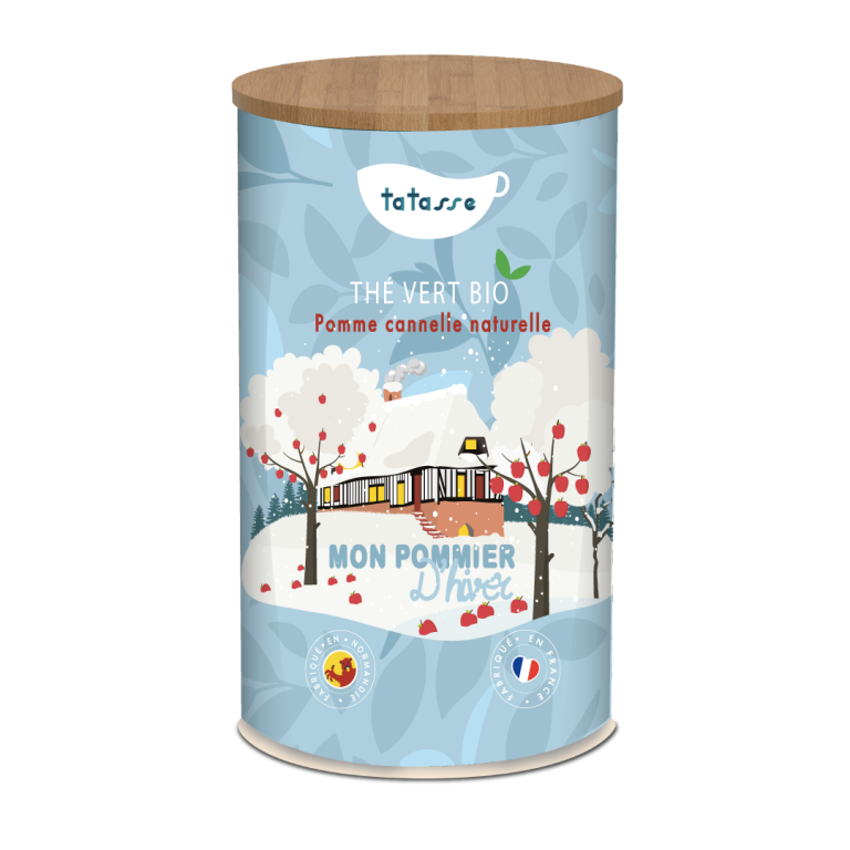 Pommier d'hiver - Thé vert BIO pomme cannelle