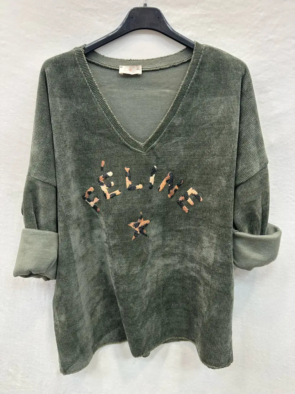 Haut En Velours À Col Féline @4589_HVFeline