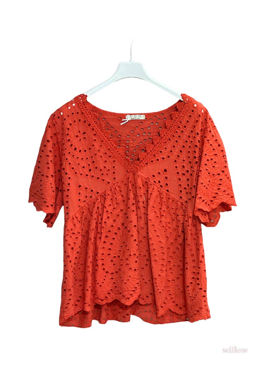 Haut broderie anglaise