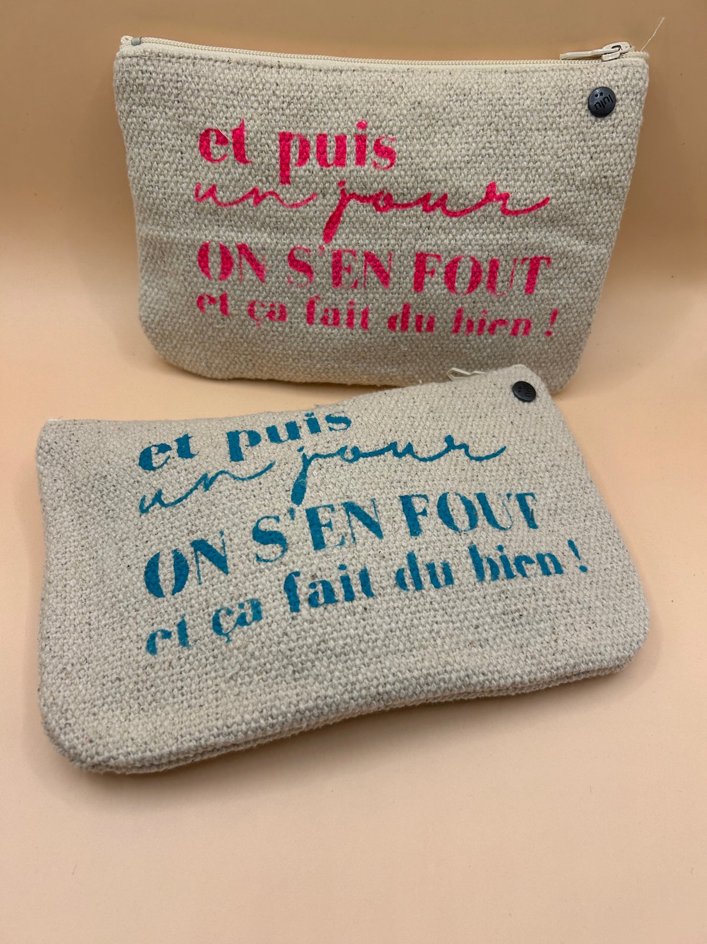 Lulu en Provence pochette nature "et puis un jour..."XS