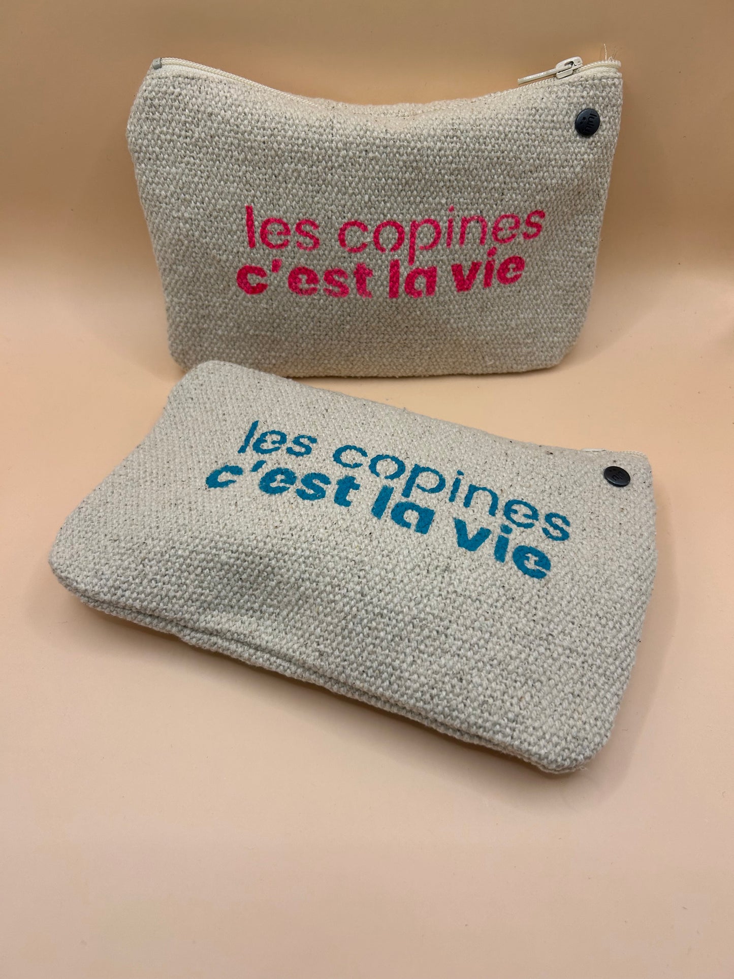 Lulu en Provence pochette nature "les copines c'est la vie" XS