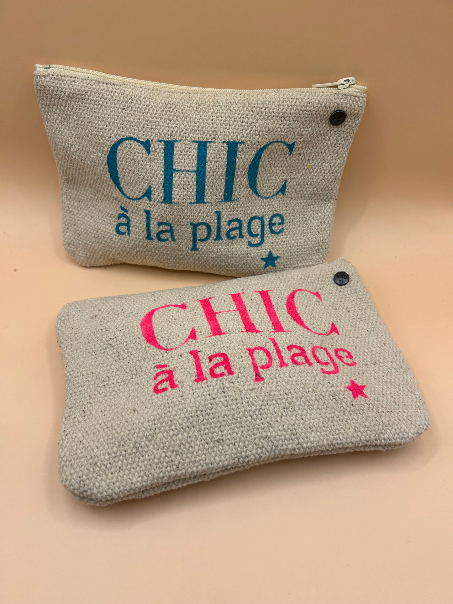 Lulu en Provence pochette nature "chic à la plage" XS