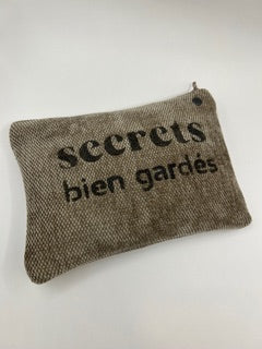Pochette velours "Secrets bien gardés"