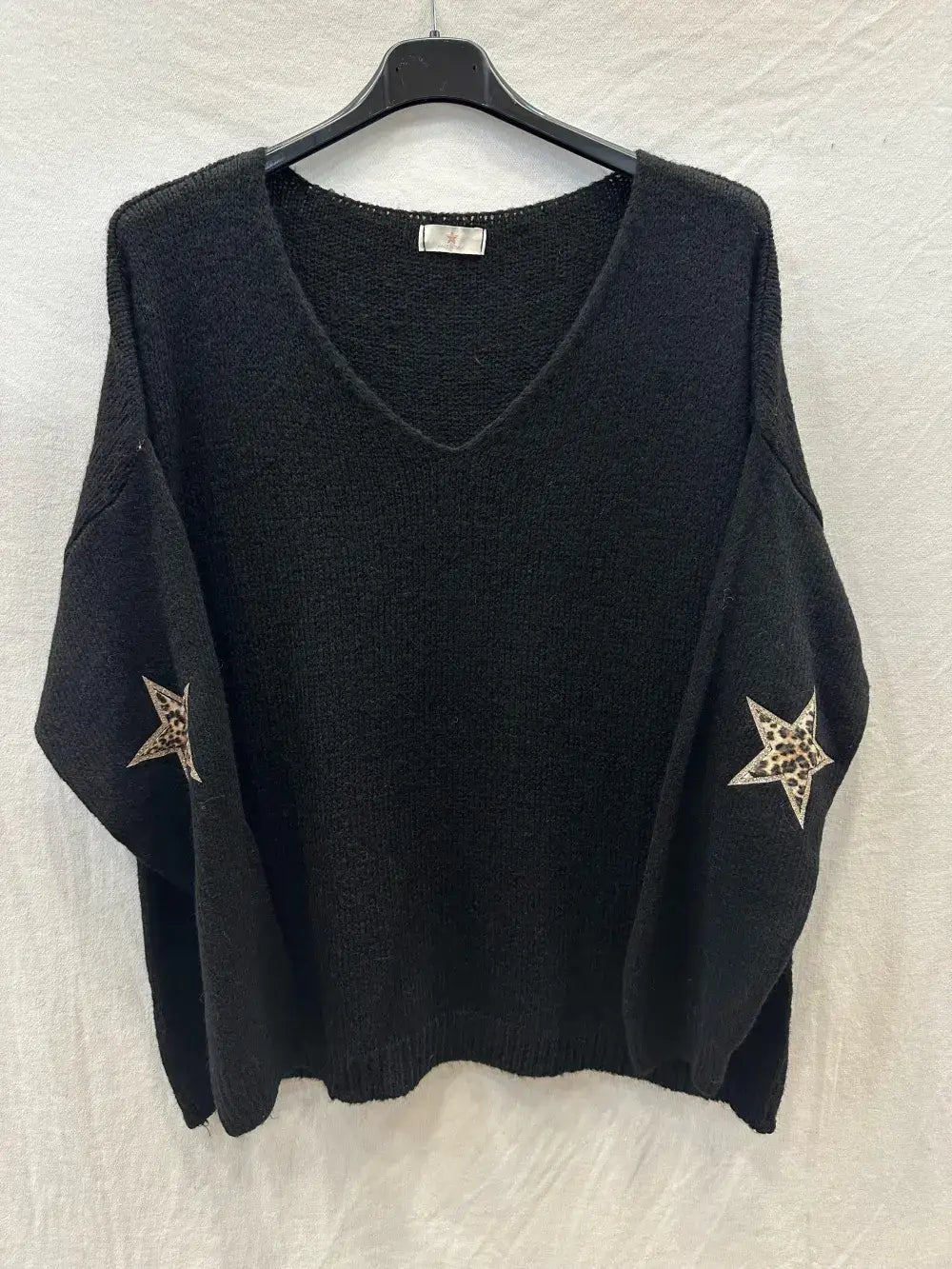 Pull Avec Deux Étoile Léopard @23630_Pul2EtoileLeo