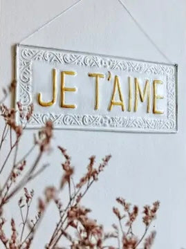 plaque je t'aime