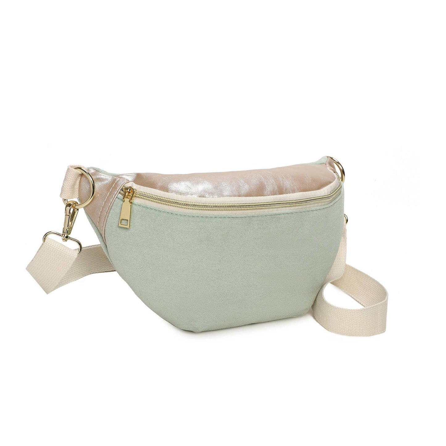 Sac bandoulière bimatière