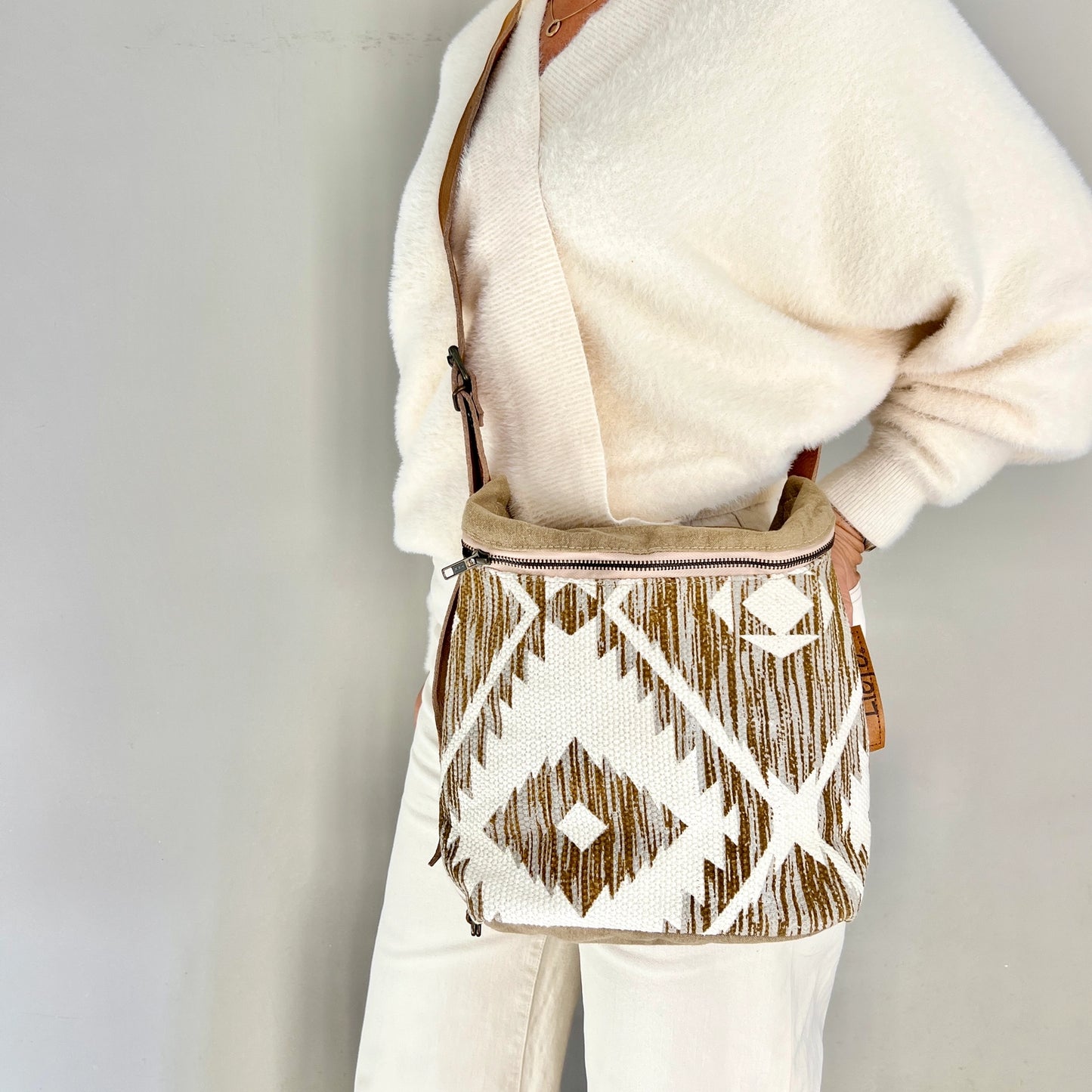 Aztek Midi - imprimé tribal - coton réutilisé