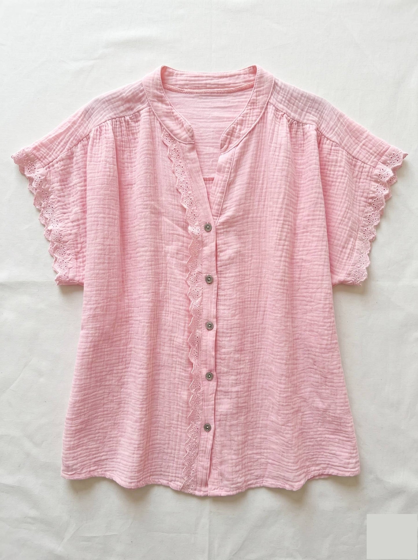 Blouse en Gaze de Coton à Broderies @3601_ChMcBroderie