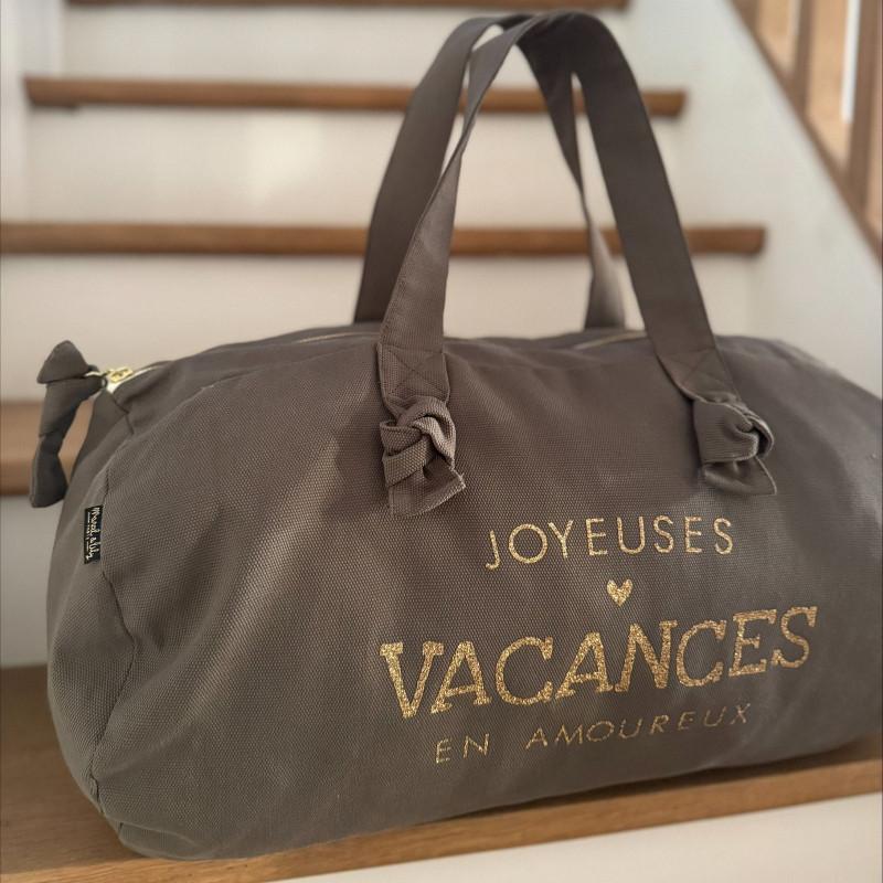 Sac polochon - taupe
