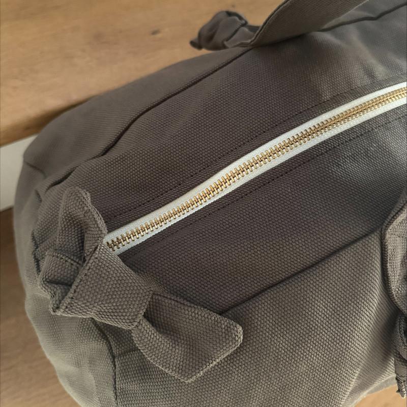 Sac polochon - taupe