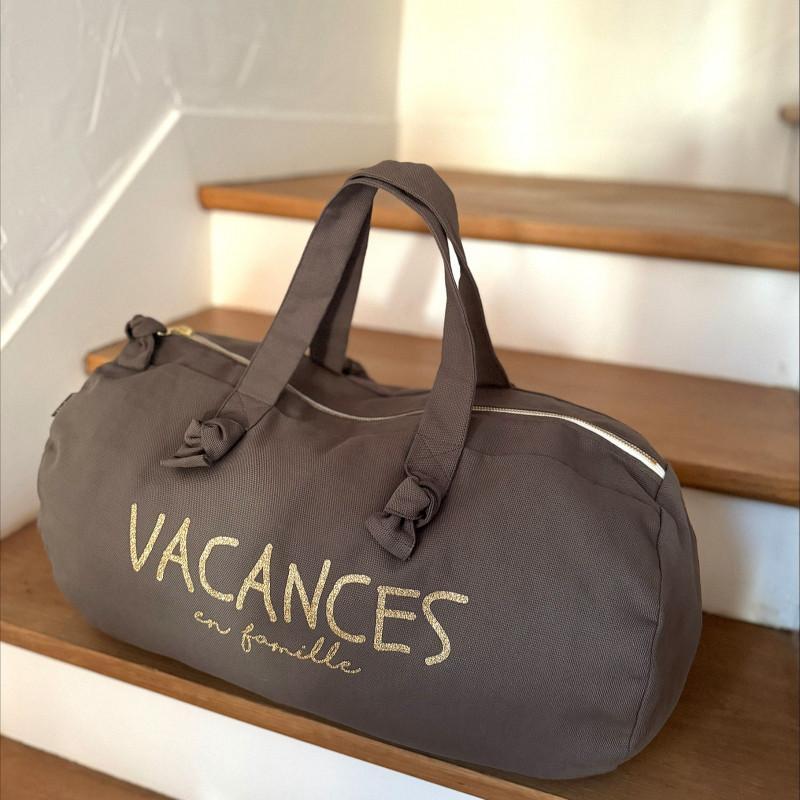 Sac polochon - taupe