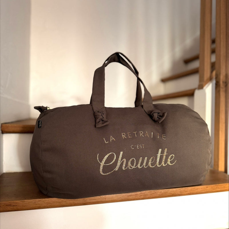 Sac polochon - taupe