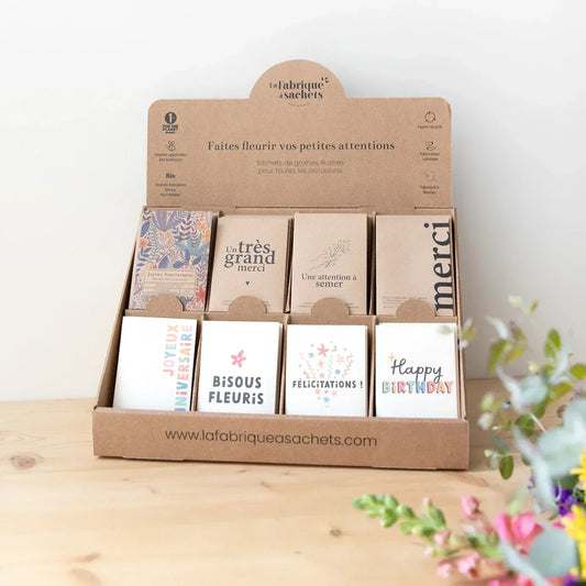 🌱 Des sachets de graines à planter… et une petite surprise pour vous!