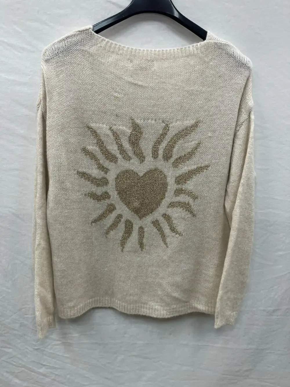 Pull À Motifs Soleille Au Dos @35669_PulSoleille