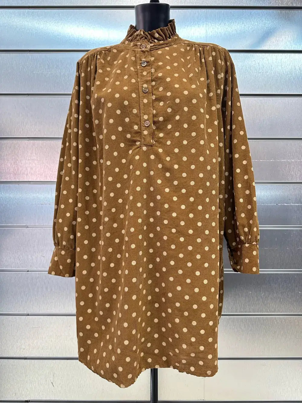 Robe En Velours Imprimé Aux Pois @69098Pois_RVPois