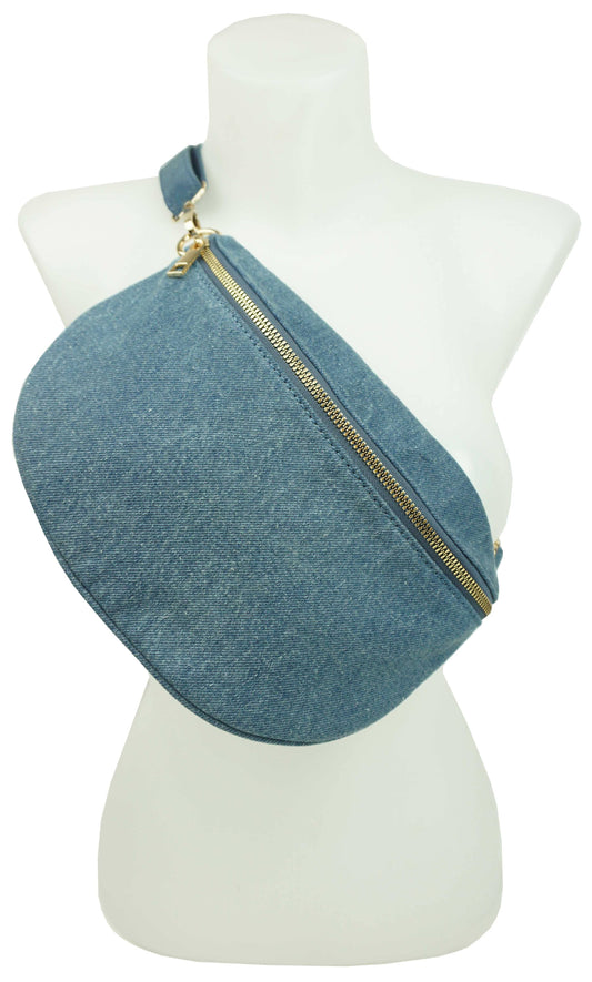 Sac banane en jean 36406-2