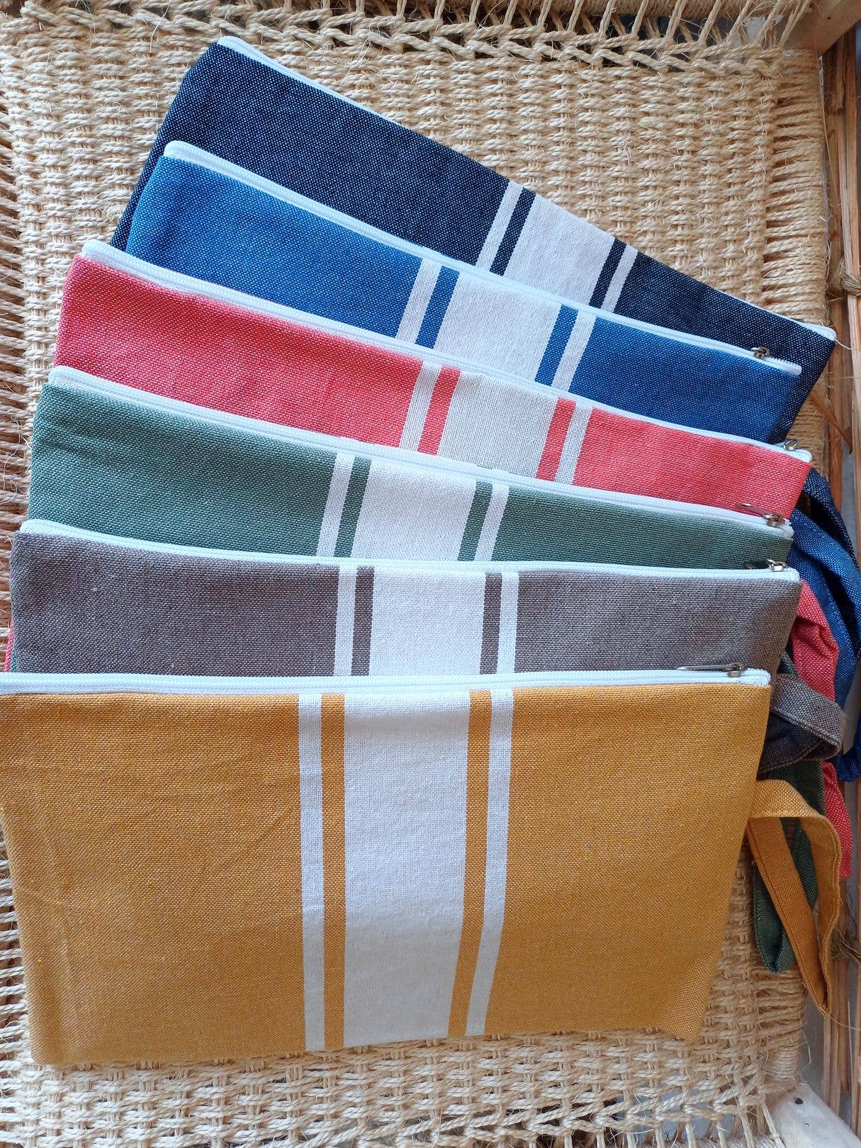 Trousse de plage, de toilette Auténtica bleu paon