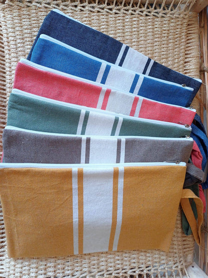 Trousse de plage, de toilette Auténtica bleu paon
