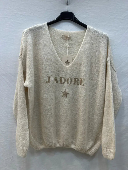 Pull en laine J'adore @20127_PulJadore