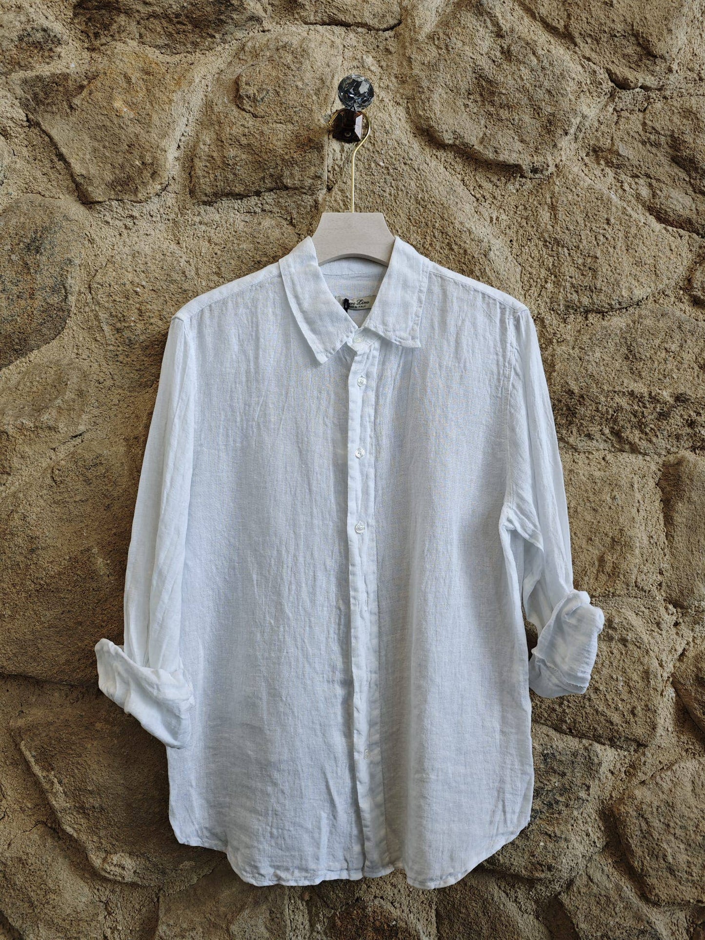 Chemise homme 100 % lin - Tailles M à 3XL