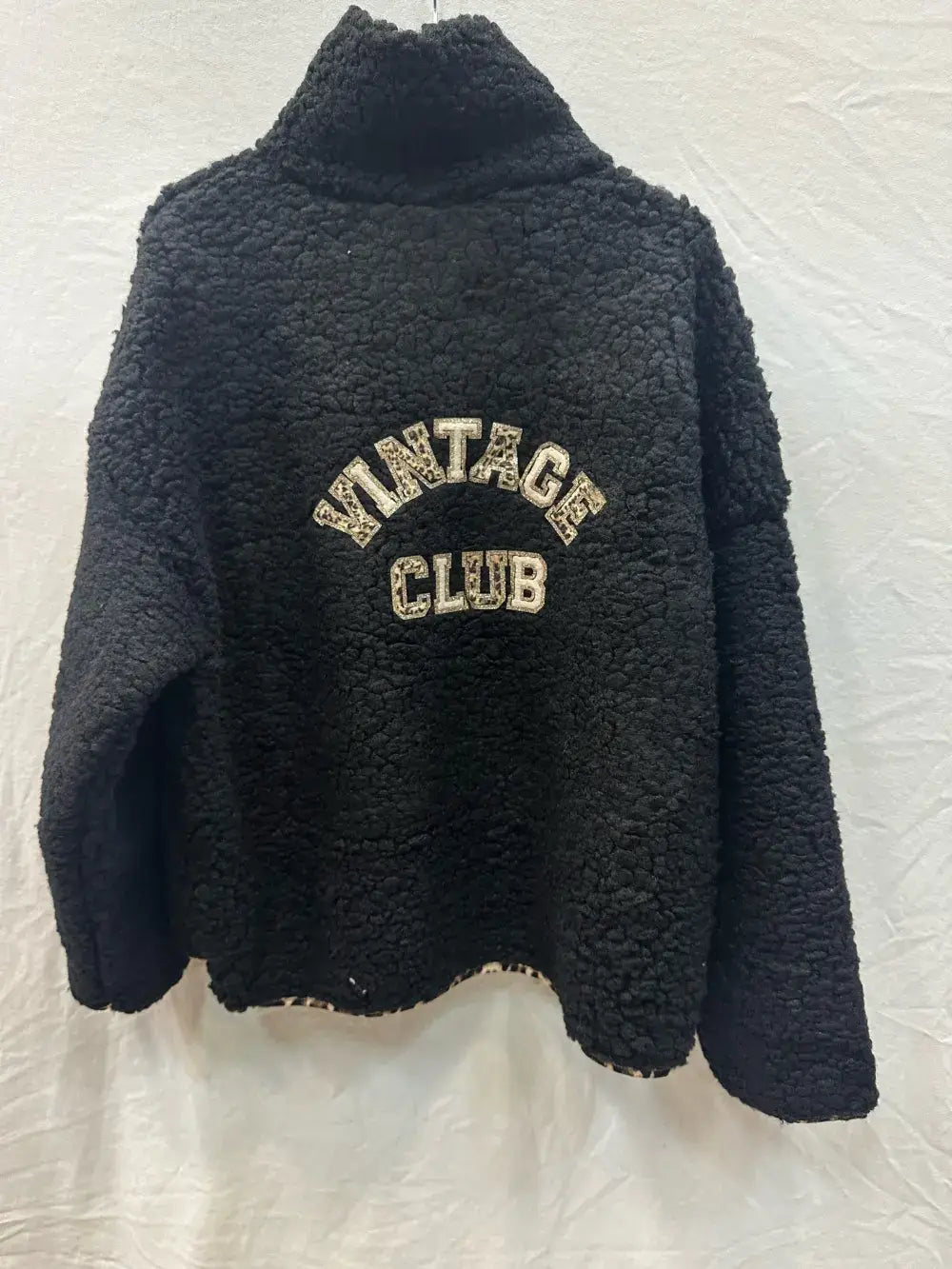 Haut Moumoute À Bordure Léopard @57351_HMoumouteVintage