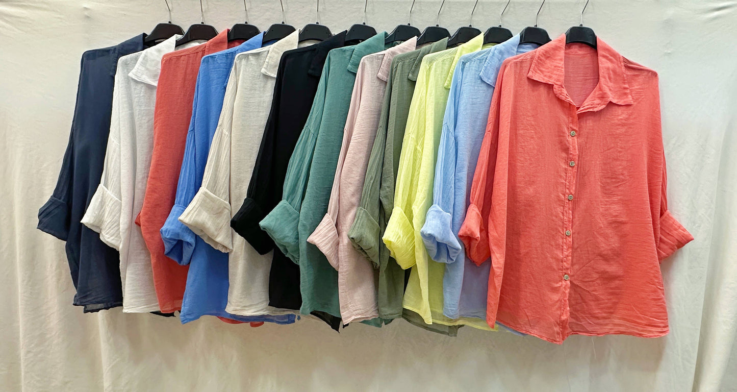 Chemise en Voile de Coton @10664_ChVoileCot