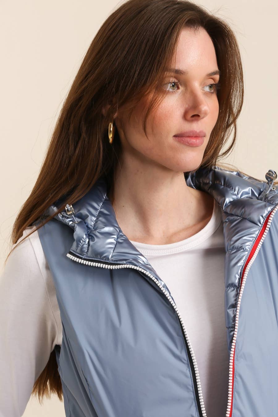 Doudoune réversible imperméable sans manches