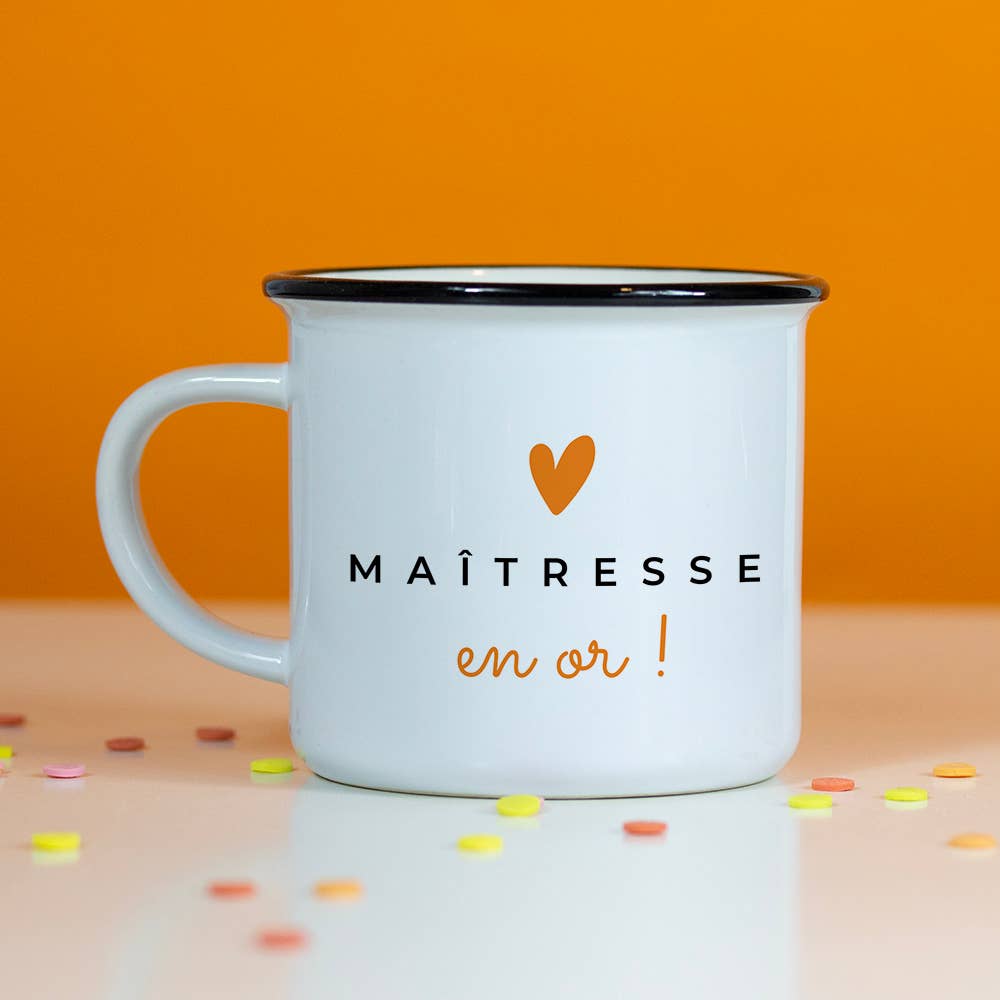 Mug Maîtresse en or