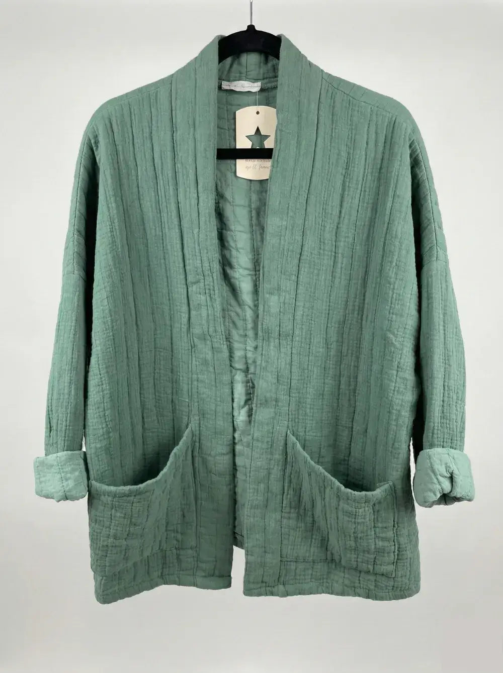 Veste matelassée en gaze de coton @5343_VesMatelasséGaze