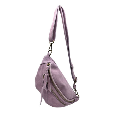 SAC BANANE CUIR DAIM MM
