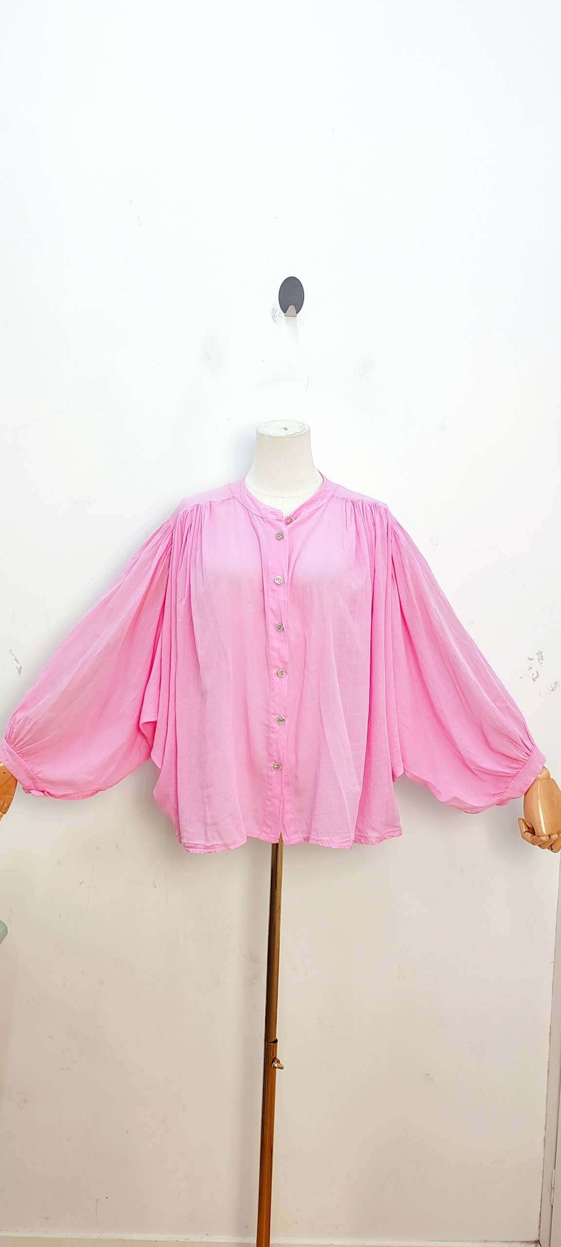 Blouse fluide manches longues ample bohème été