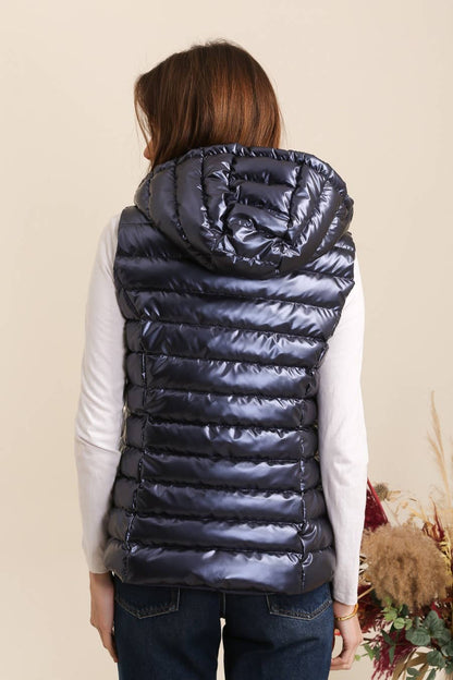 Doudoune réversible imperméable sans manches