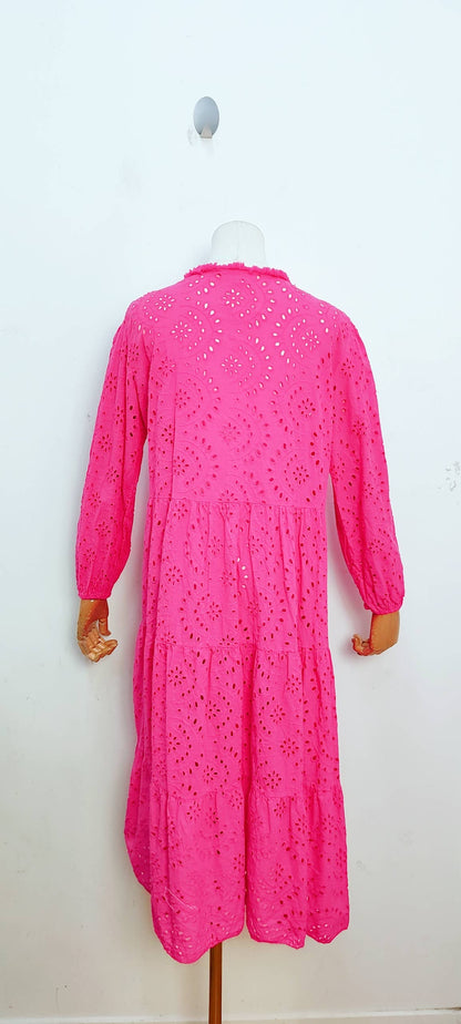 Robe En Broderie Anglaise- 10935