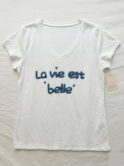 T-shirt "La Vie est Belle" @52979_TsLavie