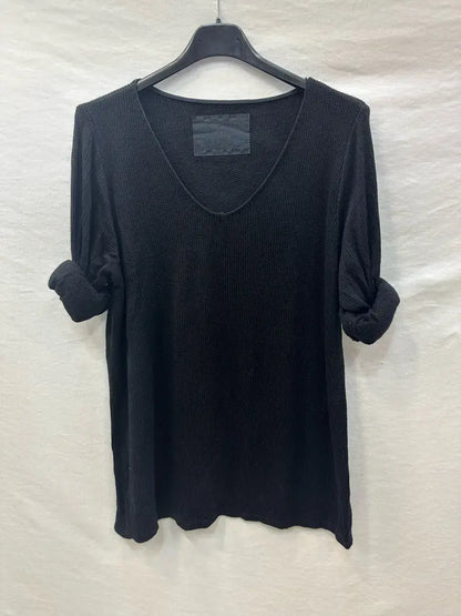 Haut Côtelée À Patchwork @92685_HMade