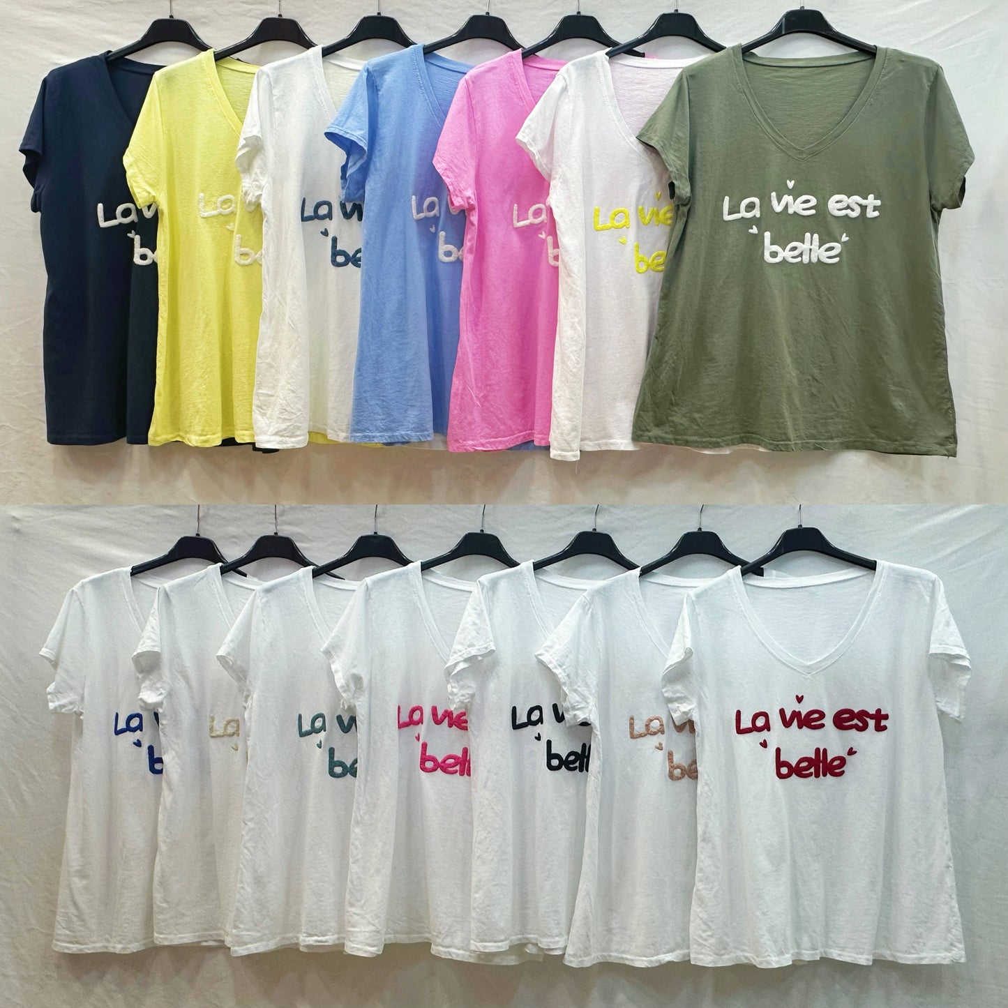 T-shirt "La Vie est Belle" @52979_TsLavie
