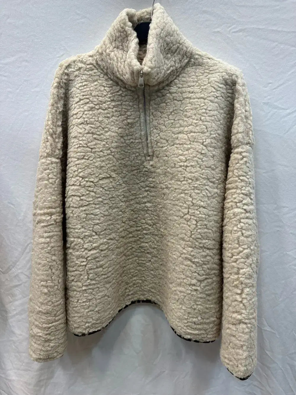 Haut Moumoute À Bordure Léopard @57351_HMoumouteVintage