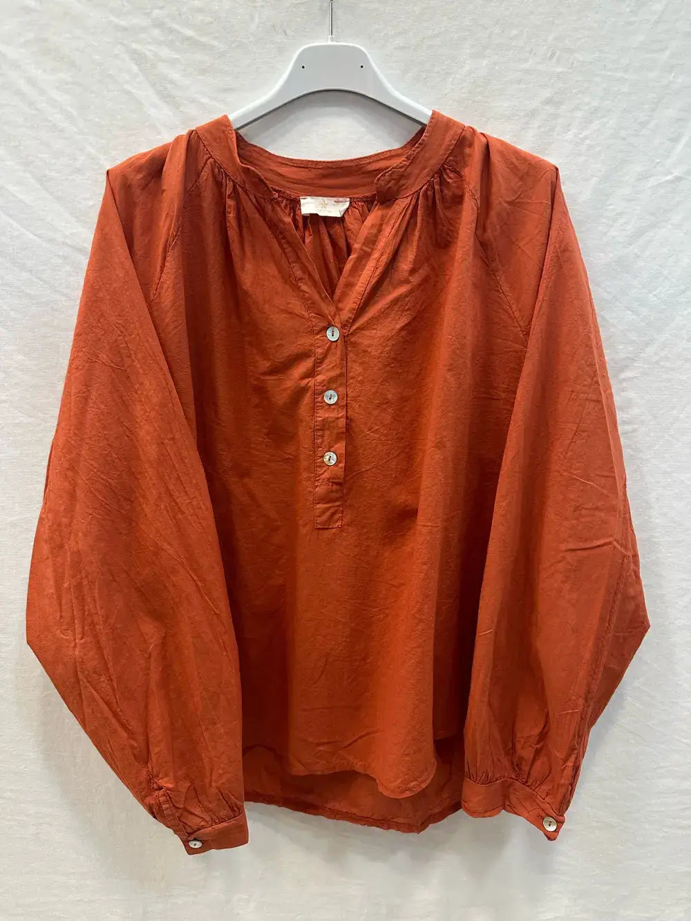 Blouse Col Tunisien En Coton, @84601_BsColTunisien