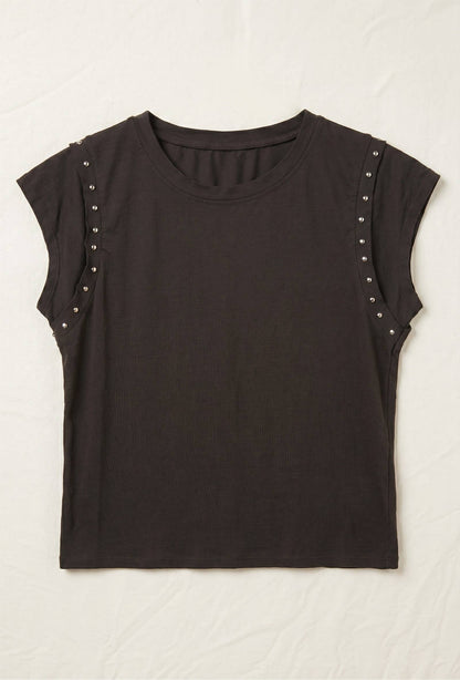 T-shirt à Clous en Coton @20653_TsClous